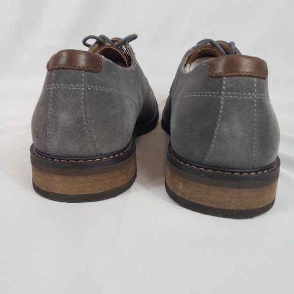 Mens Vionic Bowery Gray Suede Oxfords Size 13 main image 6